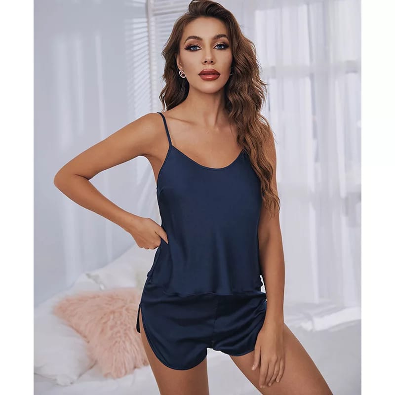 Comfy 2 Pc Cami Short Set for Women