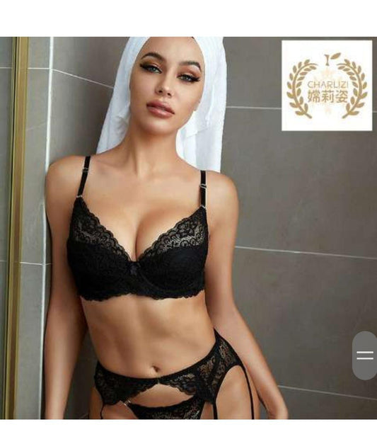 Black - Bra & Panty Set