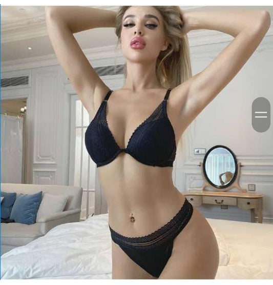 Black - Bra & Panty Set